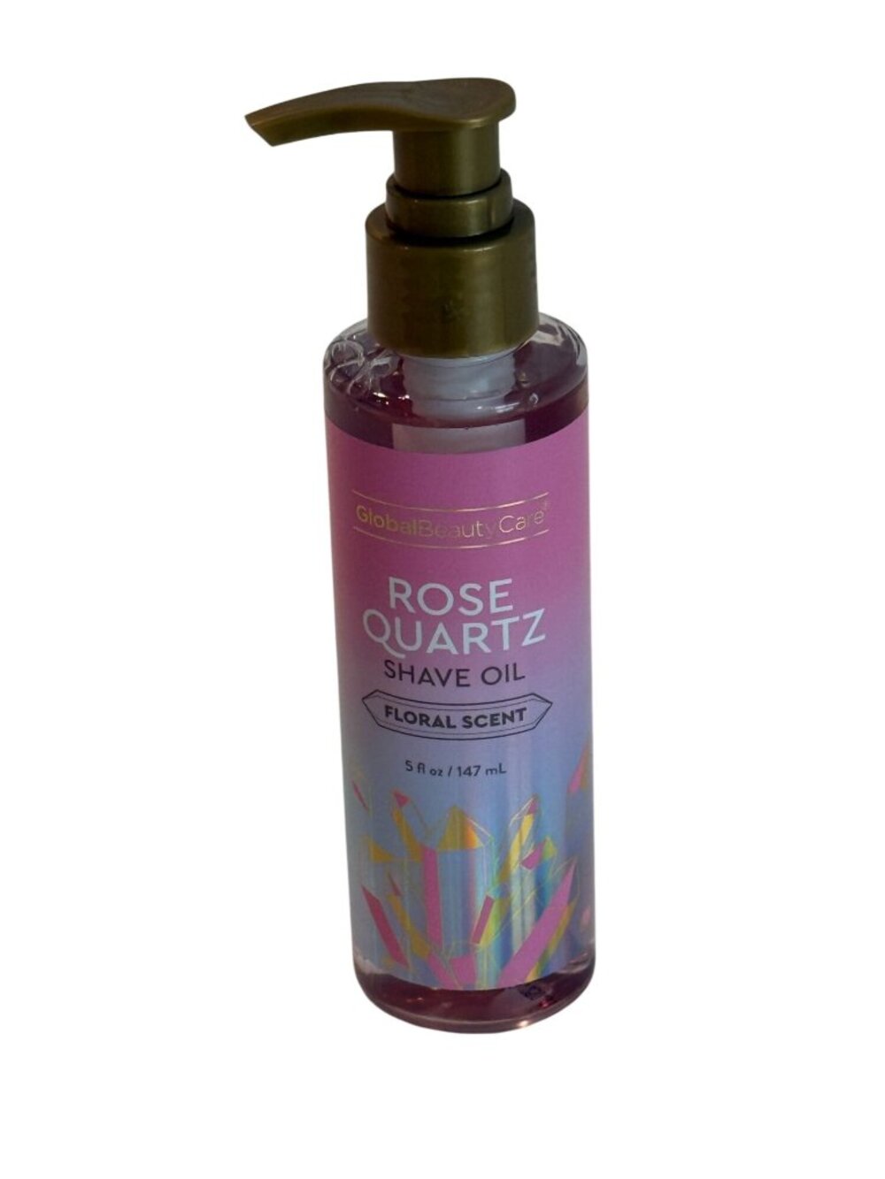 Global Beauty Care Rose Quartz Shave Oil Floral Scent 5 oz Hydrating